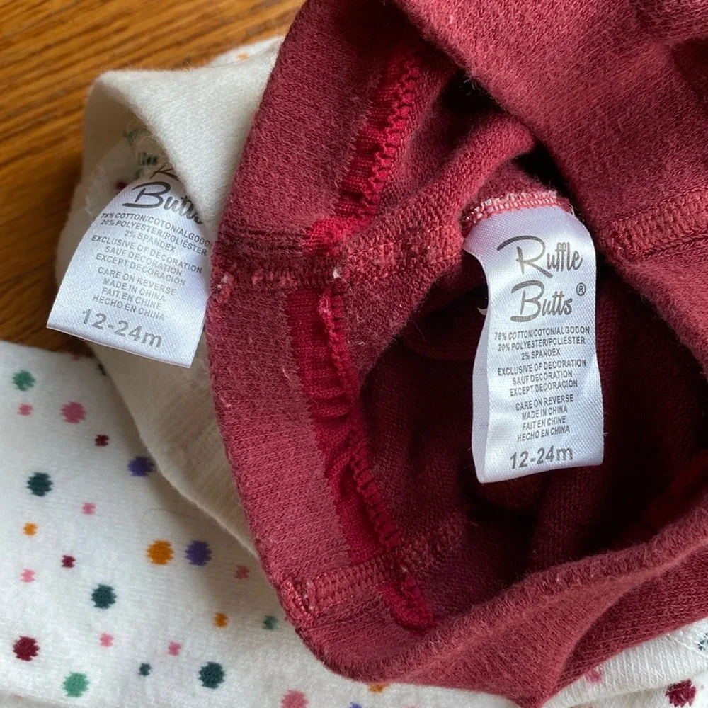 Footless Ruffle Tights - Picture 2 of 3